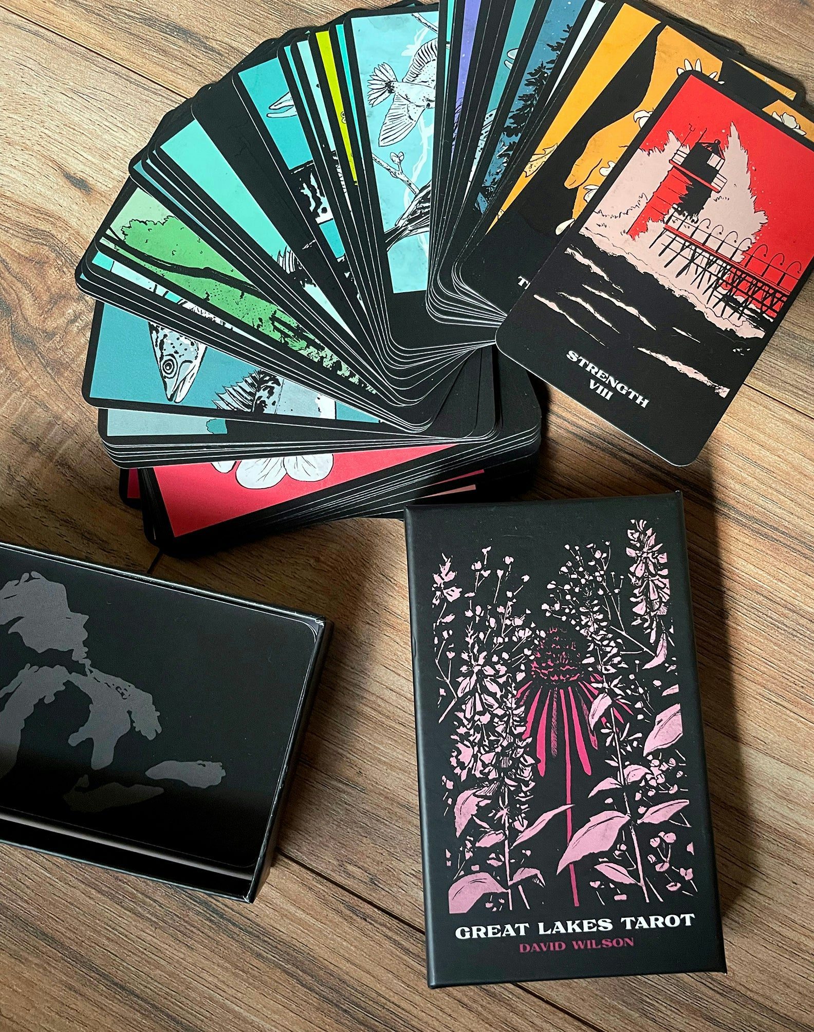 Great Lakes Tarot Deck: David Wilson: 9781953368881: Novelty book